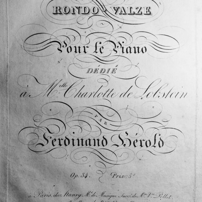 Hérold, F. - Rondo-Waltz for the Pianoforte op.34