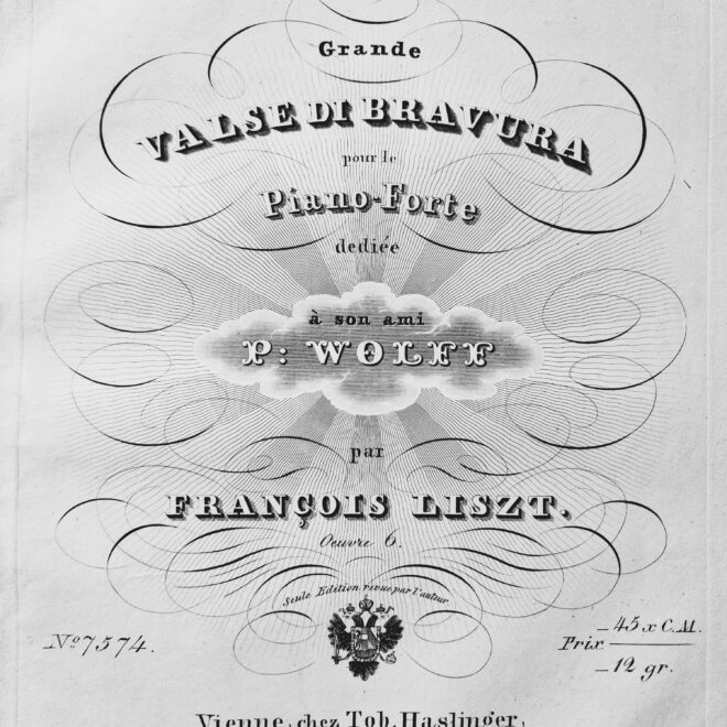 Liszt, F. - Grande Valse di Bravura op.6