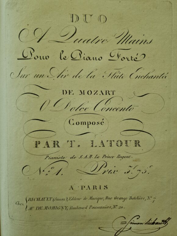 Latour, T. : Complete Duos 1 to 6 for Four Hands