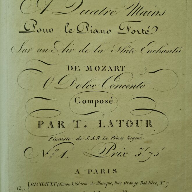 Latour, T. : Complete Duos 1 to 6 for Four Hands
